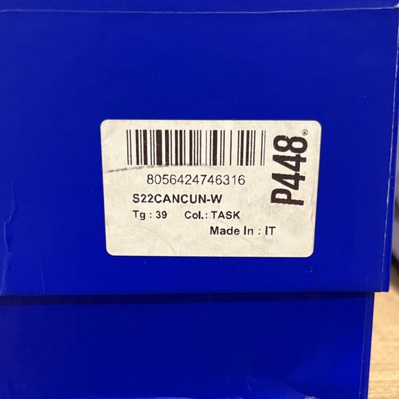 P448 Women's Textured White Sneakers Cancun SZ 39 (8) - Picture 14 of 15